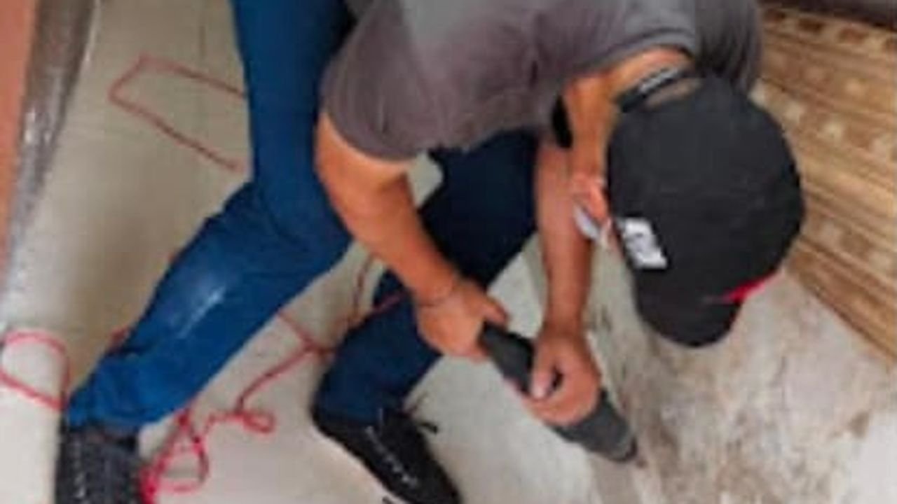 Drill-fill-seal termite treatment in a Ghaziabad home — video thumbnail